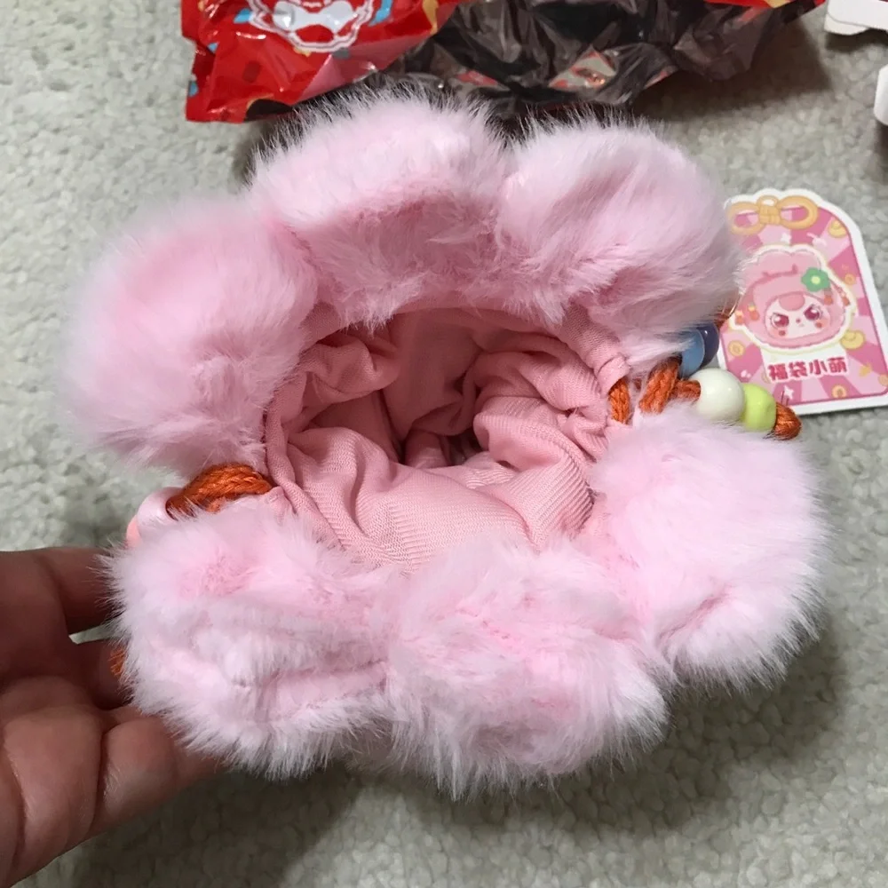Baby Three Good Luck Bag Plush Blind Box Toy - Cutie Light Pink